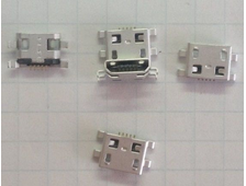 Разъем зарядки microusb № 6 Huawei Ascend Y600, Alcatel 3040, 6030