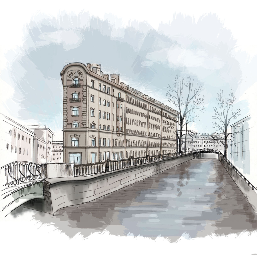 Канал рисунок. Канал Грибоедова иллюстрации. Канал Грибоедова Графика. Канал Грибоедова рисунок. Нарисовать канал Грибоедова.