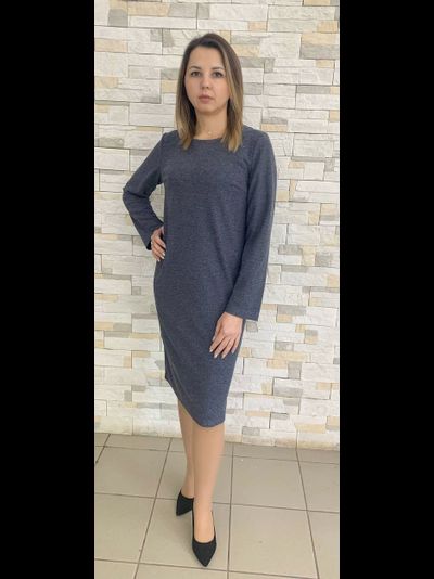 Платье 395-09240 джинс