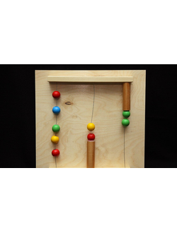 Тактильно-развивающая панель МАГНИТНЫЕ ШАРИКИ