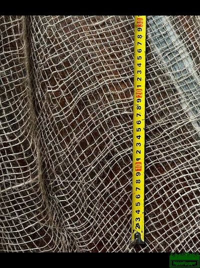 Мешковина Джут ширина 2 метра, рулон 100 м, 100 г/м2,Бангладеш