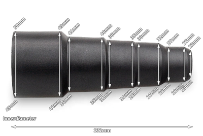 Адаптер/переходник для пылесоса резиновый 23-50 мм.