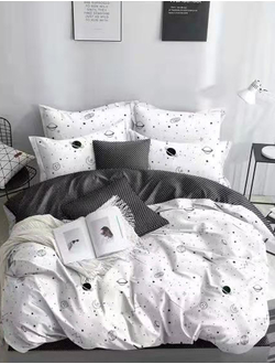 Постельное белье 2 спальное TANGO Dream Fly микросатин 180x210x1 220x245x1 70x70x2 DF02-210-70
