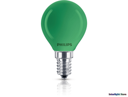 Philips Party Green 15w P45 220v E14