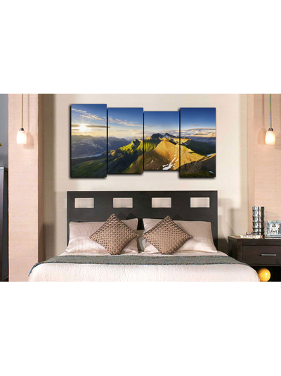 Модульная картина "Рассвет на горе"