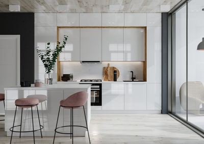 Эстетик Магнолия модульная кухня