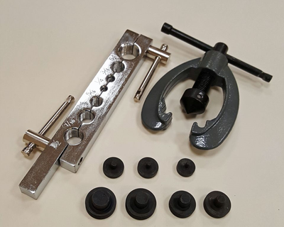 Набор для развальцовки тормозных трубок Ф 4,8-15,9 мм, 9 пр, А40407