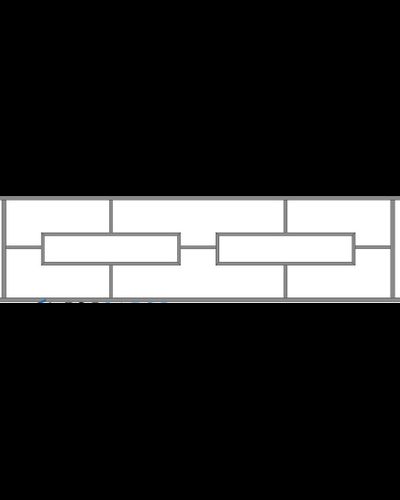 Газонный металлический забор GO15-02