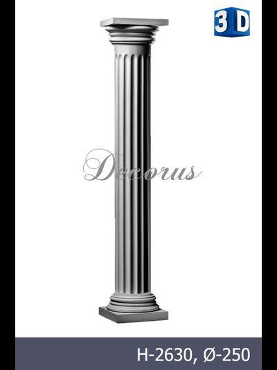 KLN-250-1 для декора диаметром 250 мм, монтаж