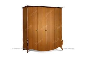 Шкаф для одежды 4-х дверный "Луиза", Belfan купить в Сочи