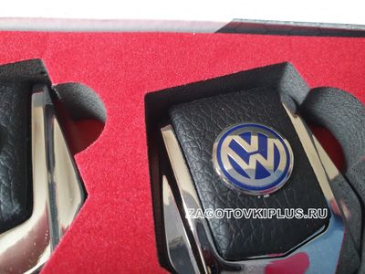 Заглушки ремня безопасности с логотипом VOLKSWAGEN (2шт)