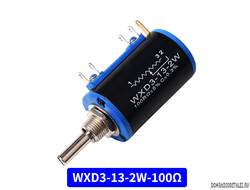 Потенциометр многооборотный WXD3-13  100R