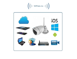 VStarcam. Уличная IP WiFi/LAN видеокамера с DVR, Full HD (до - 25)