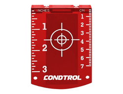 Магнитная мишень для лазерного нивелира (красная)