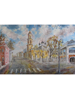 Картина Храм Святителя Николая в Толмачах Круглова Светлана