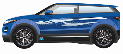 Кровать Rover синий