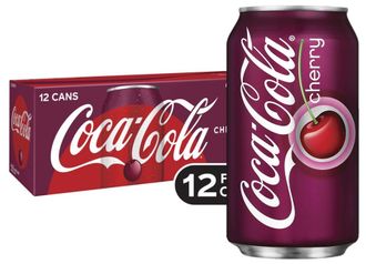 Кока-Кола Черри, 355мл - купить газированный напиток Coca-Cola Cherry ...