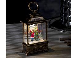 Новогодний фонарик «Ребёнок у ёлки» 7.6 × 13.5 × 3.2 см