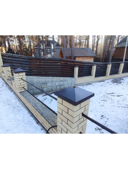 колпаки на кирпичные столбы