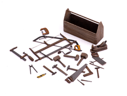 Сборная модель: (MiniWarPaint S-257) Столярные инструменты. Размер "М"