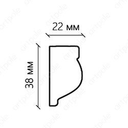 Карниз орнаментальный SK21