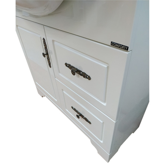 Тумба-умывальник "Севилья-85" слоновая кость с раковиной COMFORTY Т-9385