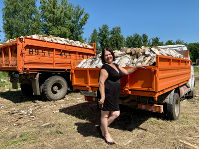 Дрова березовые колотые ГАЗель 2,5 м3