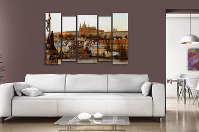 Модульная картина "Столица Чехии"