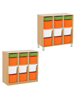 СТЕЛЛАЖНАЯ ВЫДВИЖНАЯ СИСТЕМА ХРАНЕНИЯ 3/77 ПВХ