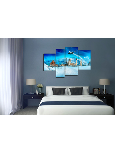 Модульная картина "Мировые столицы"