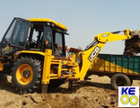 Стекло заднее левое глухое закаленное JCB 3CX, 4CX