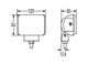 Дополнительная оптика Hella Micro FF  противотуманная фара с защитной крышкой (1NA 007 133-001)
