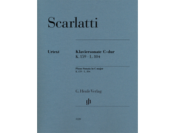 Scarlatti Domenico. Piano Sonata C major K. 159, L. 104