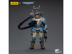 Имперская гвардия - Отпрыски Темпестус - связист (Warhammer 40k) - КОЛЛЕКЦИОННАЯ ФИГУРКА 1/18 Astra Militarum Tempestus Scions Command Squad Vox Operator (JT5147) - JOYTOY