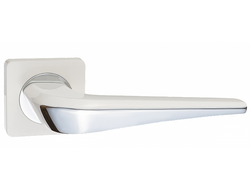 Ручки Renz ФИОРЕ W-CP белая с хромом