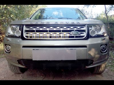 Защита радиатора Land Rover Freelander II (рестайлинг 2) 2012- (бензин) black
