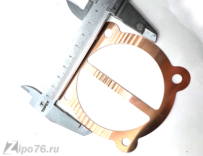 Прокладка головки компрессора воздушного блока медная диаметр 86мм