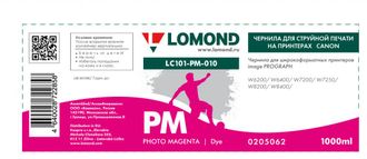 Чернила для широкоформатной печати Lomond LC101-PM-010