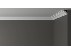Потолочный плинтус DECOR-DIZAYN DD28, из дюрополимера, под покраску, ударопрочный