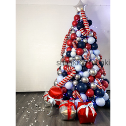 Ёлка из воздушных шаров