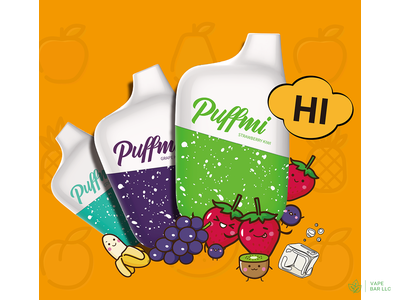 Одноразовая электронная сигарета PUFFMI DY4500, 2%, 12 мл, 500 мАч, 4500 затяжек (подзаряжаемая)