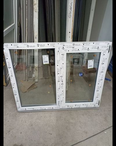 011-Ширина-1400 высота 1200. Профиль Melke 60 , 32 стеклопакет,ПОВОРТНО - ОТКИДНОЕ (ПРАВОЕ)