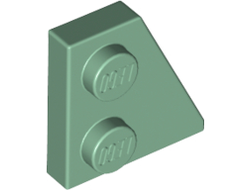 Wedge, Plate 2 x 2  Right, Sand Green (24307 / 6247895)