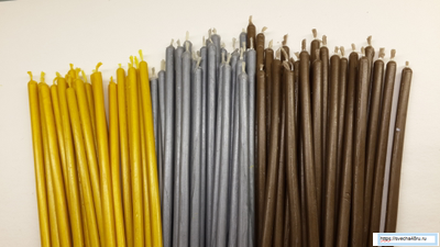 Свеча бронзовая №80 (1 час горения).