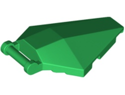 Windscreen 6 x 4 x 1 Hexagonal with Bar Handle, Green (27262 6341913)