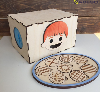 Тактильная игра «Печеньки для Саши»