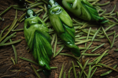 Комплект фарфоровых украшений "Лесная принцесса"