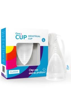 Менструальная чаша OneCUP-L Classic прозрачная