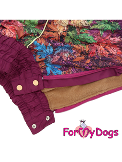 Комбинезон Кленовые Листья Бордовый