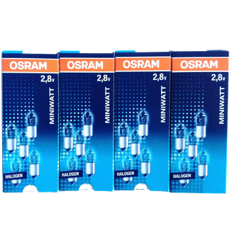 Сигнальная галогенная лампа для легковых автомобилей Osram Xenon Miniwatt Halogen 6405310 2,8v P13,5s